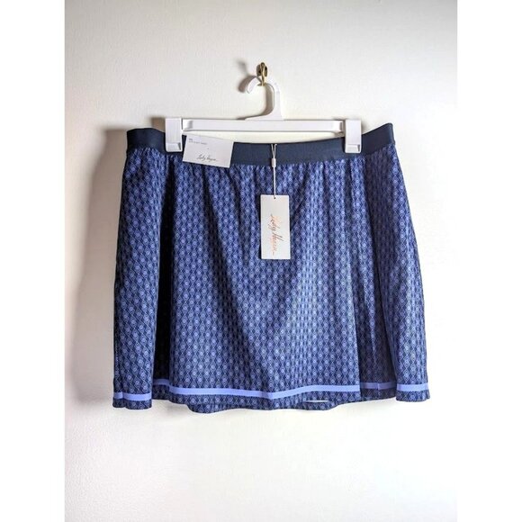Lady Hagen Side Pleat Skort Women's Size XXL Argyle Golf Sports Walter NEW - Picture 1 of 9